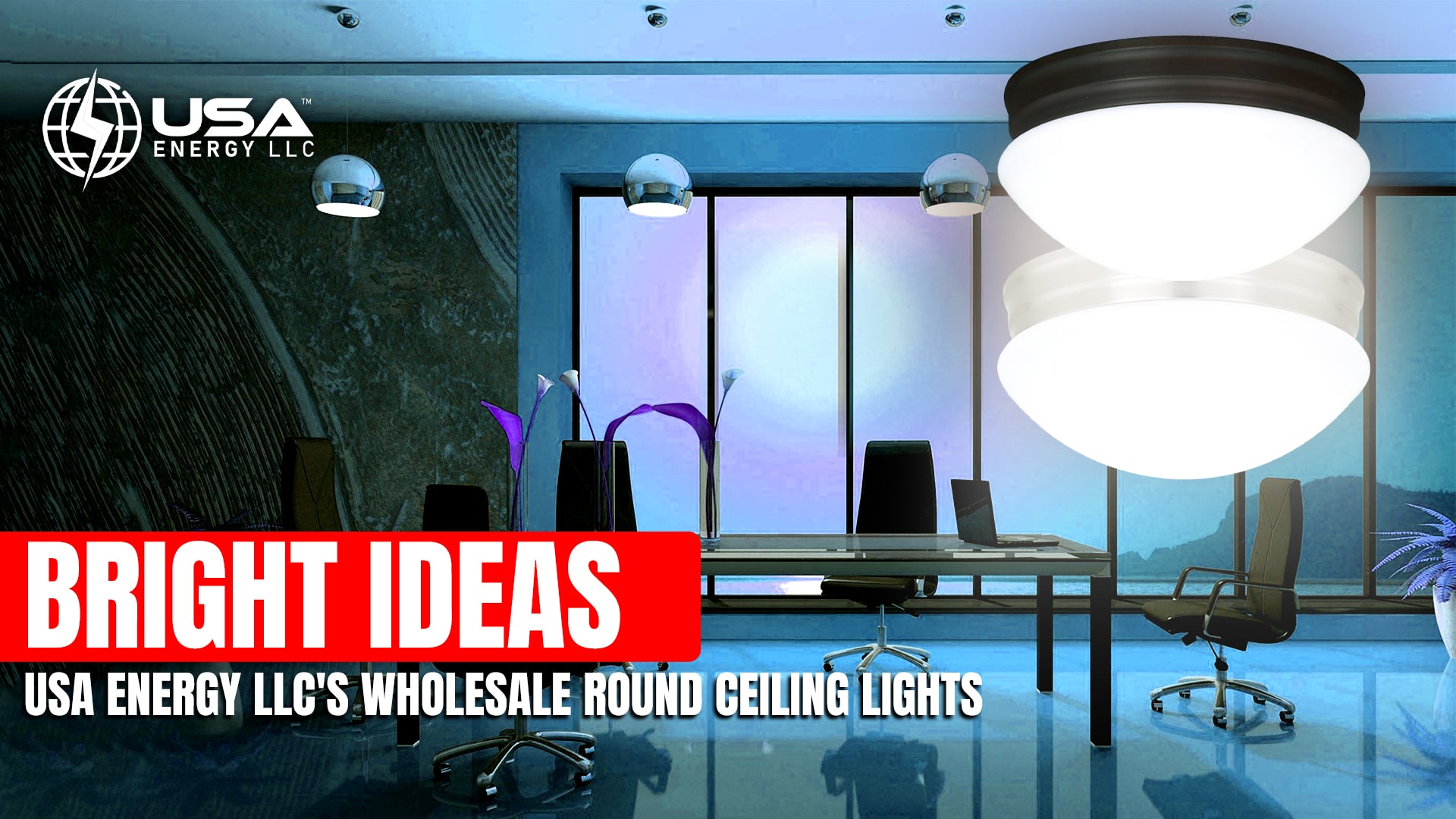 Bright Ideas: USA Energy LLC's Wholesale Round Ceiling Lights